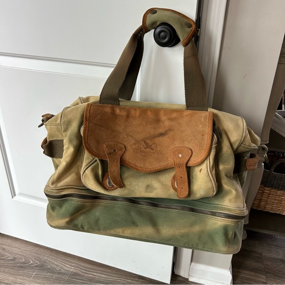 Eddie Bauer Bags Vintage Grunge Distressed Eddie Bauer Duffel Bag